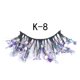thumbnail image 1 of Granjero Gordo par de pestañas postizas de visón esponjosas de colores brillantes, pestañas postizas de colores para maquillaje de escenario (estilo brillante, K-8), 1 of 3