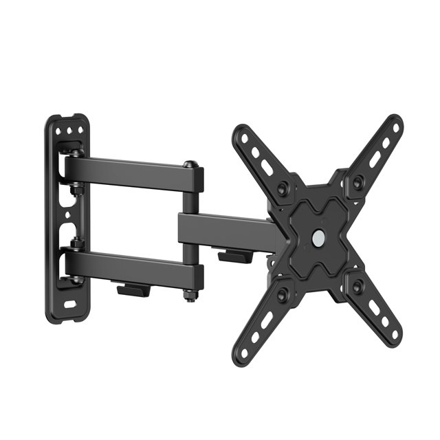 PL-223 Landscape to Portrait Vertical Rotation Full Motion TV Monitor Wall Mount Bracket Articulating Arms Swivel Tilt for Most 13" to 43" Flat Screen TV | Max VESA 200x200mm Up to 44lbs