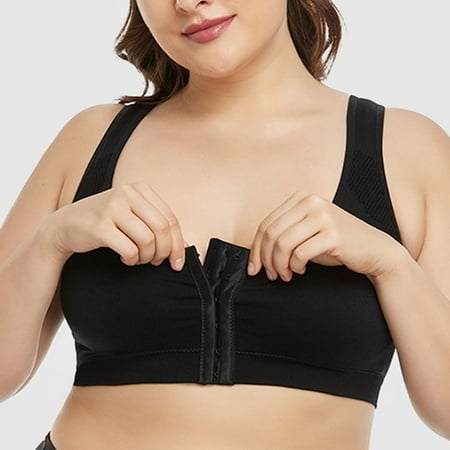 Xihbxyly Clearance Sports Bras for Women Plus Size Women s Front Closure Bras Plus Size Lace Underwire Unlined Bra