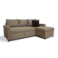 thumbnail image 2 of Sala Esquinera con Sofa Cama Moderna Mobydec en Lino Capuchino Cama oculta, 2 of 2