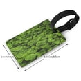 thumbnail image 2 of Sikiie Tiny Green Fern Leaves Luggage Tags Privacy Cover ID Label Suitcase Tags Identifiers For School Bags,Suitcases, 2 of 7