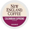 New England Coffee Colombian Supremo K-Cup Pods, Medium Roast, 24/Box