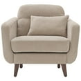 thumbnail image 3 of Elle Decor Chloe Arm Chair in Beige, 3 of 6