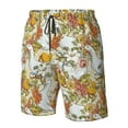 thumbnail image 5 of Naloa Ducks and Flowers Men's Beach Shorts, Surfing shorts, Swim trunks, Quick Dry Swim Trunks for Surfing Beach Fun - Small, 5 of 9