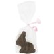 image 1 of Sjaak's Organic Chocolate - Vegan Milk Chocolate Small Almond Butter Easter Bunny - 1.1 oz.