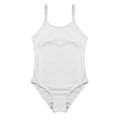 thumbnail image 3 of Sxiwei Kids Girls Adjustable Shoulder Straps Camisole Gymnastics Leotard Ballet Dance Wear Ivory L, 3 of 5