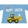thumbnail image 2 of POPTEM Toddler Boys Easter T-Shirts Excavator Printed Unisex Cotton Short Sleeve Summer Tops Blue 5T, 2 of 5