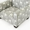 thumbnail image 5 of Kid Rocking Chair for Toddlers, Child Chair for Little Kids, Upholstered Toddler Armchair for Children,  and Cute Little Kid Chairs (Legs, Grey Giraffes Print), 5 of 7