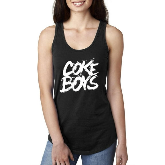 Normal is Boring - Women's Racerback Tank Top, up to Women Size 2XL - Coke Boys