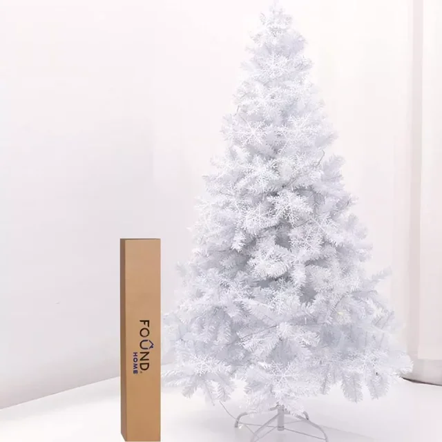 Árbol De Navidad Blanco Pino Navideño Artificial 180cm Frondoso FOUND