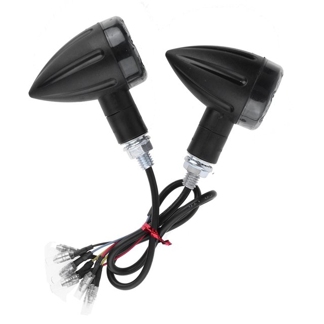 Luz intermitente para motocicleta luces de freno 12V 13LED ámbar 2 Ehuebsd piezas