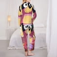 thumbnail image 5 of Lsque Bluey Pattern Long Sleeve Pajama Set for Women - Soft 2-Piece Sleepwear and Loungewear Set with Pockets, Comfy Nightwear, 5 of 8