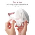 thumbnail image 2 of Momcozy Flange Insert 21mm Compatible with 24mm Flange/Shield of Most Pumps, Insert for Momcozy/Medela/Elvie/Spectra, Bellababy/TSRETE/Willow Breast Pump Replacement Accessories, 4Pcs, 2 of 6