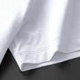 thumbnail image 6 of HOOMEUMY Men's Basic Ice Silk Comfortable Breathable Stretch Casual Slim Fit Tee V-Neck T-Shirt Short Sleeve Tops White XXXXL, 6 of 6