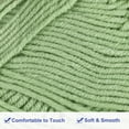 thumbnail image 3 of 300g - 6Pack of 50g Acrylic Yarn Skeins Soft Crochet Yarns for Knitting Green, 3 of 6