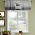 thumbnail image 3 of 2 Pack Valances for Window, Funny Yak Short Curtains for Kitchen Bedroom Living Room, Cute Art Vintage Lovely Animals on Bathtub Rod Pocket Small Window Treatment Valance Drapes 54 x 18 Inch, 3 of 8