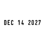 Trodat Professional 4.0 5030 Self-Inking Office Date Stamp, Black Ink - Impression Size 1-5/8” x 3/8”