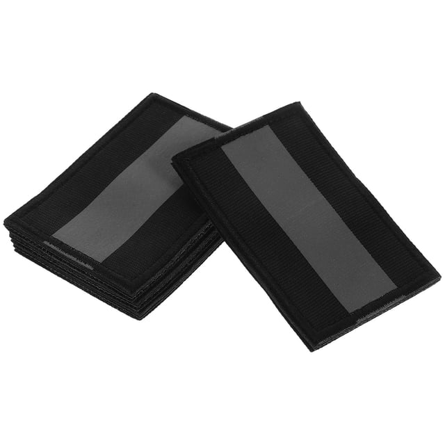Phenofice 4 Pcs Bandes Réfléchissantes pour Sac à Dos Matériau Réfléchissant Noir pour Équipement de Randonnée