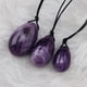 thumbnail image 1 of Amatista Jade coño huevo en polvo huevo de cristal huevo de cristal en forma de obsidiana masaje bola posparto, 1 of 5