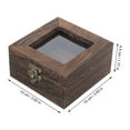 thumbnail image 3 of Display Case Shadow Box Frame Wood Display Case for Photos Flowers Bugs, 3 of 5