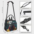 thumbnail image 2 of Easygdp Surrealist Goat Caja de Almuerzo para Mujeres y Hombres, Bolsa de Almuerzo Insulada, Bolsas Reutilizables Impermeables para Viajes, Trabajo y Picnics, 2 of 7