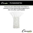 thumbnail image 4 of Champion Sports 5mm - 90gm - Basketball Net - Non-Whip Loops - White, 4 of 6