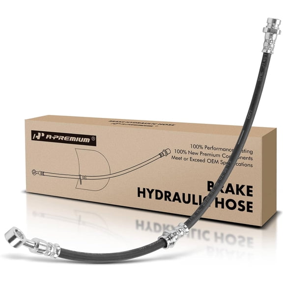 A-Premium Rear Driver or Passenger Brake Hydraulic Hose Compatible with Select Hyundai Models - Elantra 2000-2006, Tiburon 2003-2008 - Replace# 587372D300