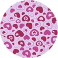 thumbnail image 1 of Ahgly Company Indoor Round Patterned Blossom Pink Area Rugs, 8' Round, 1 of 6