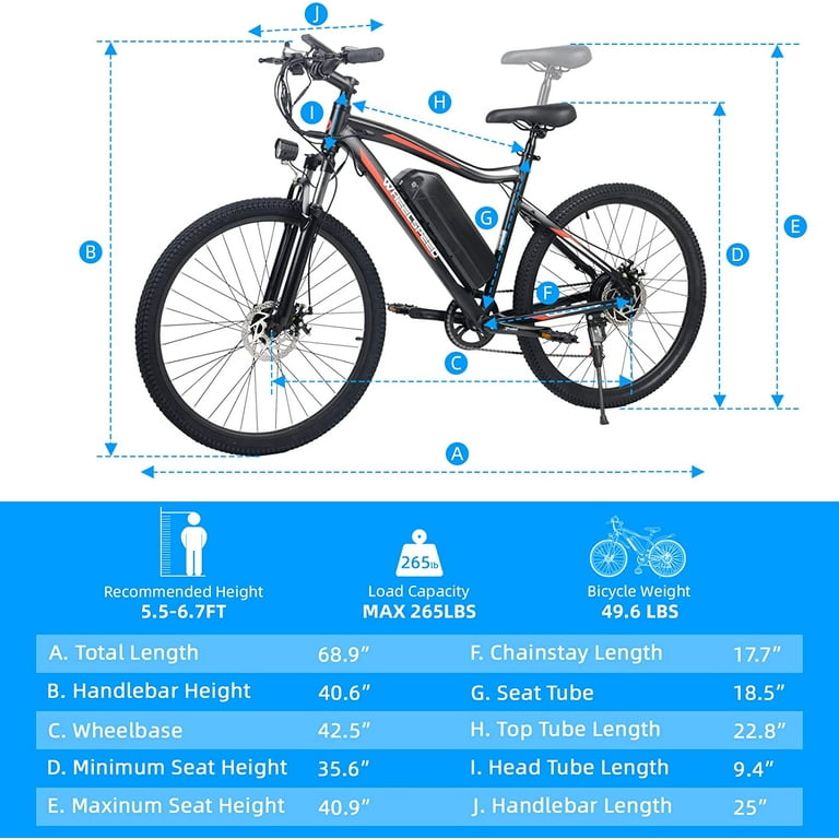 Speed Bike VTT Électrique 70 km/h 29 Pouces RX500 53cm 700Wh, 21/53 cm, 700Wh