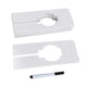 thumbnail image 3 of 30 piezas en blanco estante de ropa tamaño estante divisores armario percha divisor ropa organizadores divisores, 3 of 8
