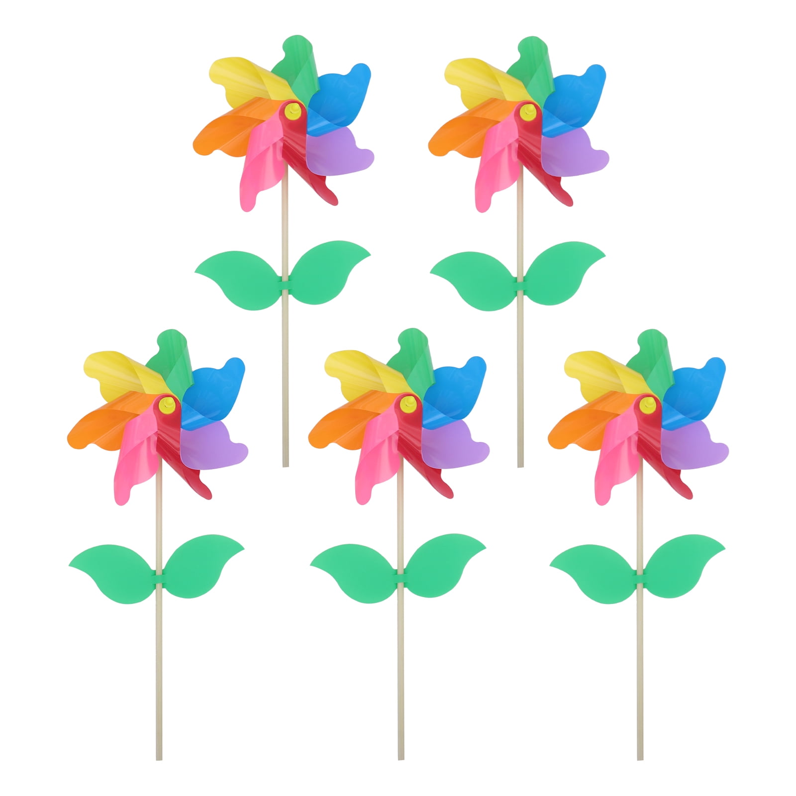 Pinwheel Garden Pinwheels Windmill Decor Wind Decorative Rainbow