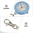 thumbnail image 3 of Holzlrgus Nurse Pocket Watch, Doctor Brooch Fob Watch Quartz Watch Keychain Casual Simple Clip Watch Hanging Medical Paramedic Medical Pocket Watch (Blue), 3 of 7
