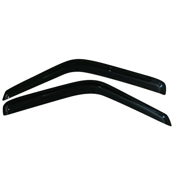 Ikon Motorsports Compatible with 87-96 Dodge Dakota Acrylic Window Visors Vent Windshield Deflector Rain Guard 2Pc Set Outside Mount 1987 1988 1990 1991 1992 1993 1994 1995 1996