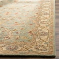 thumbnail image 3 of SAFAVIEH Antiquity Beaufort Traditional Floral Wool Area Rug, Teal/Beige, 8'3" x 11', 3 of 7