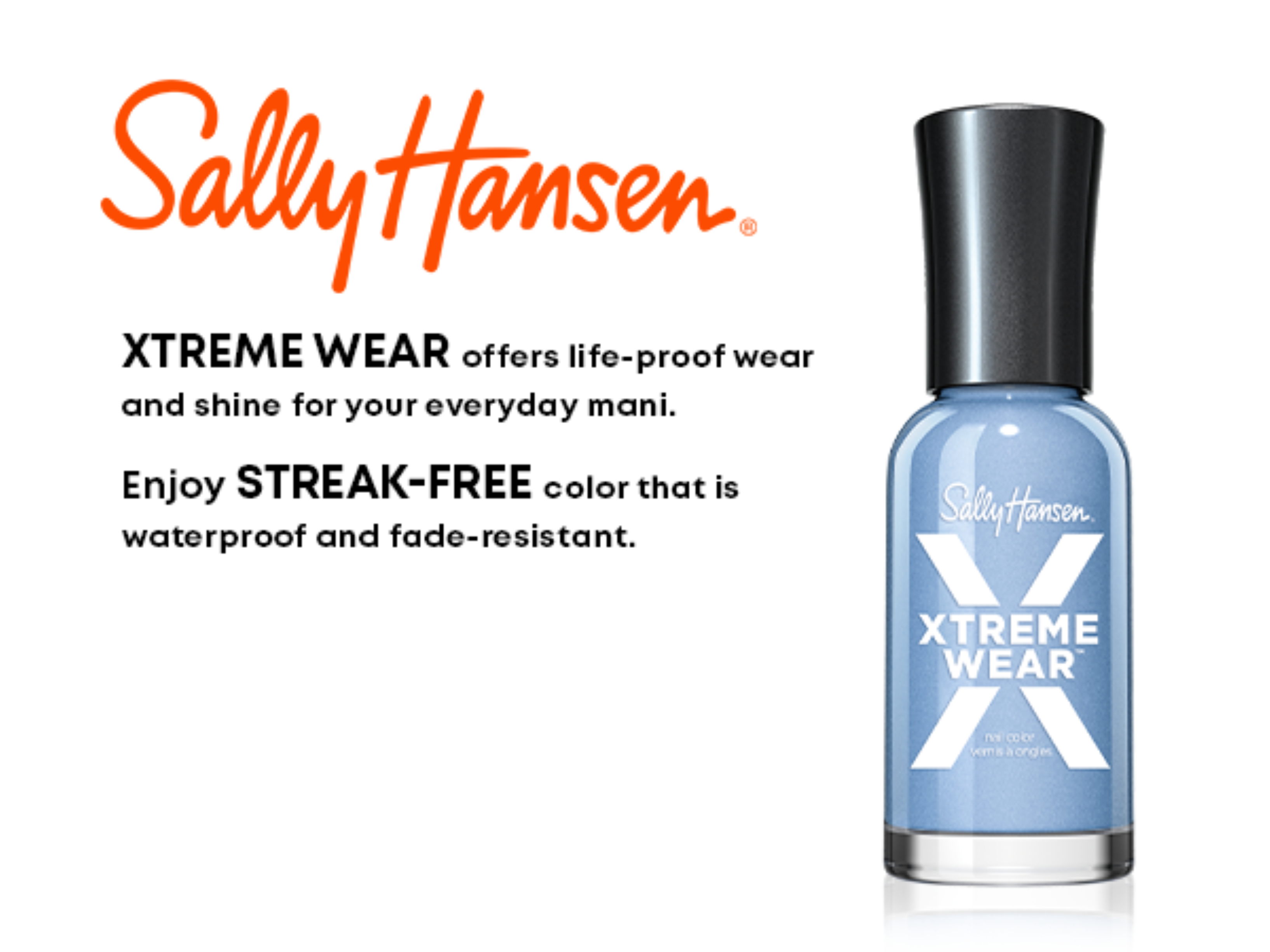 Sally Hansen Xtreme Wear Nail Polish, Pixie Peach, 0.4 oz, Chip Resistant, Bold Color - image 5 of 14