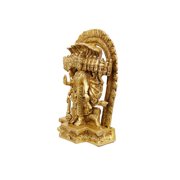 Lord Vishnu Idol Brass Statue with ten Heads for Puja, Home Mandirs, Gifts by Pooja Bazar 4 X 11 X 6.5 In