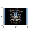 thumbnail image 2 of Access Vintage Dude 40th Birthday Invitation Card, 8 Ct, 2 of 2