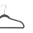 thumbnail image 6 of Simplify Child 10 Pack Velvet Shirt Hangers in Gray, 6 of 6