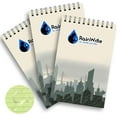 thumbnail image 3 of RainWrite Waterproof Notepad for All Weather, Yellow Graph Pages, Spiral Notebook 4" x 6" (3 Pack), 3 of 6