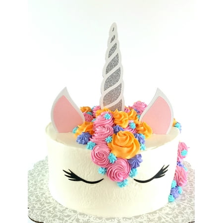 Cms Design Studio Handmade Unicorn Birthday Cake Topper