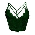 thumbnail image 5 of Babysbule for Women Clearance Women's Lace Sexy Perspective Sling Back Hollow Out Bra Underwear Vest, 5 of 6