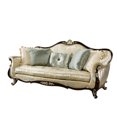 thumbnail image 2 of Luxury living room solid wood sofa European villa high-grade fabric combination classical French sofa customization My Lux Decor Round, 2 of 5