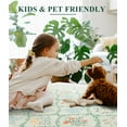 thumbnail image 6 of ChakmeOne Washable Rug for Bedroom Floral Rug,5x7 Area Rug, Non-Slip Low Pile Thin Indoor Area Rug for Dining Room, Nursery, Office, and Living Room, 6 of 9