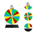 thumbnail image 6 of FVDPWYE Colored Rotating Wheel Drinking Game for Adults Portable Editable Roulette Wheel Santa Claus, 6 of 9