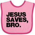 thumbnail image 3 of Inktastic Jesus Saves Bro Christian Boys or Girls Baby Bib, 3 of 4