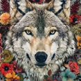 thumbnail image 6 of Orinice Wolf Flowers Art Round Table Cover Stain Resistant Washable Indoor Outdoor Tablecloth Kitchen Dining Wedding Parties 100% Polyester Fiber 42-46, 6 of 8
