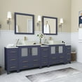 thumbnail image 3 of Vanity Art 96" Double Sink Bathroom Vanity Set with Engineered Marble Top and Free Mirrors, 3 of 11