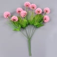 thumbnail image 3 of 1 Bunch Wedding Artificial Silk Hydrangea Posy Flower Bouquet Home Party Decor, 3 of 4