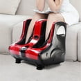 thumbnail image 4 of Costway Leg Massager Shiatsu Kneading Rolling Vibration Heating Foot Calf Red, 4 of 12