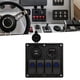 thumbnail image 5 of Panel de interruptor Basculante ANGGREK 4 bandas IP65 a Prueba de Agua para barcos y automóviles, 5 of 8
